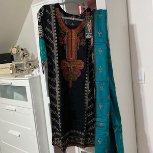 Brand new Kurta set in Black